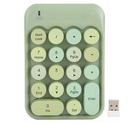 Clavier Numérique sans Fil 2,4 G, Connexion sans Fil Stable, Saisie Silencieuse, Longue Durée de Vie de la Batterie, avec Touche D'espace Arrière pour XP/Win7/Win8/Win10/IOS