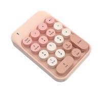 Clavier numérique sans fil 2,4 g, joli clavier à neuf touches, couleurs mélangées, spécial financier, facile à transporter, thé au lait