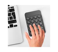 Clavier Numérique Sans Fil 2,4 GHz à 19 Touches, Pavé Numérique pour la Comptabilité et la Banque, Compatible PC, Ordinateur Portable