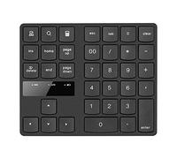 Clavier Numérique sans Fil 2 4G Portable 35 Touches avec Batterie Rechargeable Intégrée Idéal pour la Comptabilité Financière l Usage Bureau