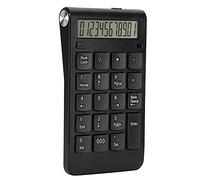 Clavier Numérique sans Fil avec Affichage, Chargement Plug and Play USB1.1/2.0 2.4Ghz Clavier Numérique sans Fil avec Affichage et Fonction Calculatrice pour pour Mac OS (Noir)