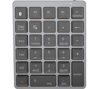clavier numérique sans fil BT 28 touches Clavier de bureau portable pour la comptabilité financière Batterie au lithium rechargeable intégrée