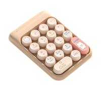 Clavier Numérique sans Fil, Pavé Numérique 18 Touches Style Bande Dessinée, Clavier sans Fil 2,4 GHz, pour Ordinateur Portable Compatible PC Finance Comptabilité Étude Jeu