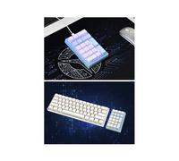 Clavier Numérique Sans Fil RVB, Clavier Mécanique Portable de Type C pour Comptabilité et Finances.