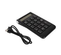 Clavier Numérique USB 2,4 G avec écran, Portable, 19 Touches, Clavier à Faible Bruit pour la comptabilité et Les Feuilles de Calcul, Noir