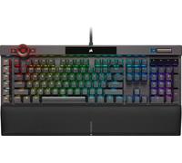Clavier optique mécanique de jeu CORSAIR K100 RGB avec éclairage LED RGB CORSAIR OPX RAPIDFIRE capuchons de touches noirs en PBT (CH-912A01A-NA)
