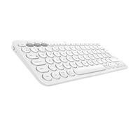 Clavier ordinateur - Sans fil - LOGITECH - K380 Multi Device - Design Compact - Blanc