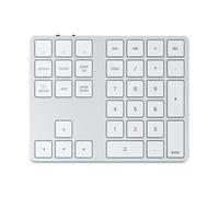 Clavier Pavé numérique Sans fil Modèle SLIM avec Touches de Raccourcis macOs Argent