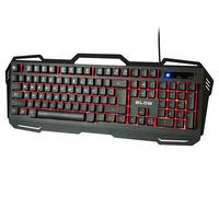 Clavier PC de jeu filaire USB en acier métallique froid 104 touches