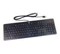 HP Clavier de bureau 803181-051 USB AZERTY Français Noir