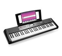 Clavier Piano 61 Touches, Piano Numérique, avec Pupitre, Fonction d'Enregistrement et de Programmation, Pianos Numériques pour Enfants, Adultes, Débutants (Clavier électronique 61 touches)