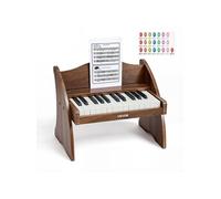 VEVOR Clavier Piano Électronique Enfant Bois 25 Touches Jouet Musical Éducatif