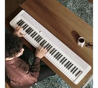 Casio Piano-Keyboard Casiotone CT-S1-76WE — 76 touches à frappe dynamique, 61 sons, Blanc