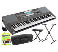 Clavier Piano Numérique Synthés 61 Touches 508 Son USB Support Casque Housse Set