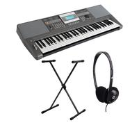 Clavier Piano Numérique Synthétiseur 61 Touches 508 Sons USB Support Casque Set