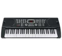 Clavier McGrey EK-6100 - Instrument d'entrée de gamme avec 61 touches taille standard - 255 sons et rythmes d'accompagnement - Fonctions d'apprentissage - Fonctionne sur piles - noir