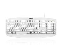 Clavier Pleine Taille Étanche Perixx PERIBOARD-511PLUS FR - AZERTY - Blanc - Certifié IP65 - USB