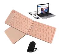 Clavier pliable sans fil - Clavier pliable portable, petit clavier ultra fin | Clavier Bluetooth portable pour smartphones, tablettes et ordinateurs portables, design compact et fin, batterie