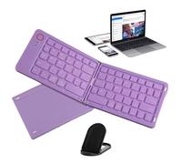 Clavier Portable Pliable - Clavier Bluetoth Ultra Slim | Clavier De Pliage sans Fil Compact pour Smartphone De Tablette D'ordinateur Portable | Accessoires De Dactylographie À Charge De Voyage De