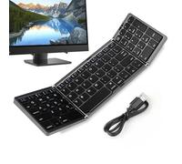 Clavier Portable Pliable - Clavier Pliable sans Fil, Clavier Pliable, Clavier Pliable, Clavier Portable sans Fil Pliable en Trois | Clavier Multi-système pour Une Saisie Multilingue Et Silencieuse