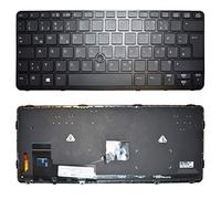 Clavier pour HP Elitebook 720 G1 G2 725 820 avec cadre rétroéclairé Trackpoint Keyboard Noir