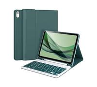 Clavier pour iPad 9,7 Pouces 6th génération 2018, 5th génération 2017, étui Fin avec Clavier Bluetooth Amovible et Support pour Crayon pour iPad Air 2/1, Pro 9,7 Pouces