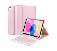 Clavier pour iPad 9,7 Pouces 6th génération 2018, 5th génération 2017, étui Fin avec Clavier Bluetooth Amovible et Support pour Crayon pour iPad Air 2/1, Pro 9,7 Pouces