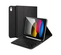 Clavier pour iPad 9,7 Pouces 6th génération 2018, 5th génération 2017, étui Fin avec Clavier Bluetooth Amovible et Support pour Crayon pour iPad Air 2/1, Pro 9,7 Pouces