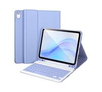 Clavier pour iPad 9,7 Pouces 6th génération 2018, 5th génération 2017, étui Fin avec Clavier Bluetooth Amovible et Support pour Crayon pour iPad Air 2/1, Pro 9,7 Pouces
