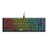 Energy Sistem Gaming Keyboard ESG K4 KOMPACT-RGB Clavier Gamer (69 Touches, Lumières RVB, Câble Amovible, Membrane) - Noir