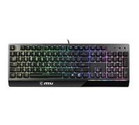 Clavier pour jeu MSI Vigor GK30 USB 2.0 RGB Noir
