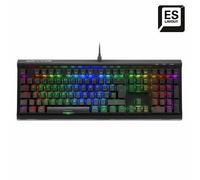 Clavier pour jeu Sharkoon SKILLER SGK60 RGB Noir Espagnol Qwerty