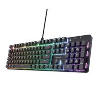 Clavier pour jeu Trust 25682 Noir Espagnol Qwerty