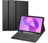 Clavier pour Lenovo Idea Tab 11""2025,Clavier AZERTY sans Fil Bluetooth,Housse Multi-Angles avec Porte-Stylet Intégré,Coque Arrière