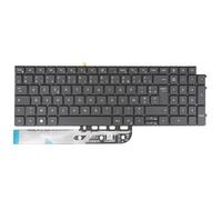 Clavier pour ordinateur portable Dell Inspiron 3510 3511 3515 3520 3521 3525 3530 3535 5510 5515 5518 7510 7610 02H1PJ 2H1PJ rétroéclairé sans couvercle AZERTY Noir