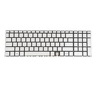 Clavier pour ordinateur portable HP Envy 15-ed 15-ee 15z-ee 15m-ed 15m-ee 17-cg 17m-cg 17t-cg 17-ch 17t-ch 17m-ch 15-ed0000 15-ee0000 17-cg0000 17-ch0000 rétroéclairé Argent QWERTZ Ä ÖÜÉ)