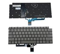 Clavier pour ordinateur portable HP Spectre X360 2 en 1 14-EU 14-EU0097NR SG-B5310-XUA SN1B62B11 831-02715-00A SN1B62B10 US Ruban pour empreintes digitales avec rétroéclairage