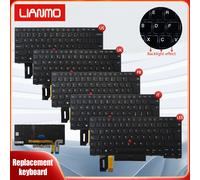 Clavier pour ordinateur portable Lenovo T14 P14S GEN1 GEN2 compatible avec les versions US, UK, Bulgarie, Belgique, Russie, Norvège, Suède, Slovénie, Hébreu, Hongrie Hungary