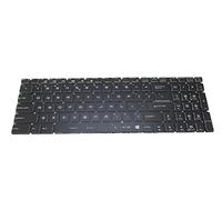 Clavier pour ordinateur portable MSI GE72 6QF 7RD GL62 6QE 6QF GL72 GP62 GP72 GP72VR GS60 GS72 GS72 GT62VR États-Unis sans cadre et clavier cristal (rétro-éclair)