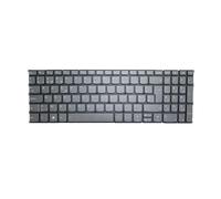 Clavier pour Ordinateur Portable pour Lenovo Ideapad Flex 5-15ITL05 82HT Belgique BE avec rétroéclairage Gris