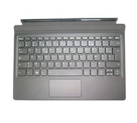 Clavier pour Ordinateur Portable pour Lenovo Ideapad Miix 520 520-12 Miix 520-12IKB Tablet Folio France FR SD50Q79815 03X7560 5N20N88559 avec rétroéclairage Gris