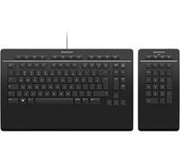 Clavier Pro Avec Numpad, Français (Azerty) Noir Mat