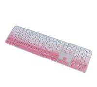 Clavier professionnel étanche à la poussière qui couvre la peau pour clavier sans fil agences de protection de la peau Protections en silicone