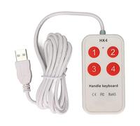 Clavier Programmable, 4 Touches Poignée Clavier Clavier de Jeu USB Personnalisé Clavier Macro Clavier Mini Bouton pour Ordinateur Portable de Jeu pour Numérisation D'images D'hôpital, Plug And Play