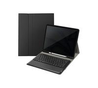 Avizar Clavier Bluetooth QWERTY pour iPad Pro 12.9 et Air 13 avec étui clapet noir
