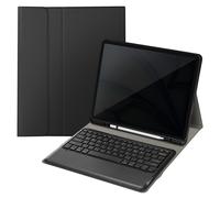 Clavier QWERTY Bluetooth pour iPad Pro 12.9 et Air 13 avec Étui Clapet Avizar Noir Noir G