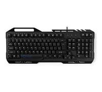 Clavier QWERTY de Jeu - Nedis Éclairage RGB USB 2.0 US International PC Gaming