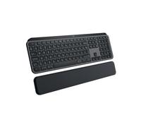 Logitech MX Keys S - Clavier - rétroéclairé - sans fil - Bluetooth LE - QWERTY - International US - commutateur : commutateurs à clé à ciseaux - graphite - avec Palm Rest