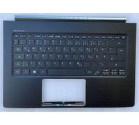 Clavier Qwertz Allemand ACER Aspire S5-371 6B.GCHN2.010 SB3P_A52BWL NKI131S02D NK.I131S.02D 7020016DKA01 PK131JL1A10 0KN1-202GE11 V1534C1 TOPCASE rétroéclairé