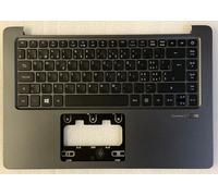 Clavier Qwertz Swiss-Allemand Acer TravelMate TMX349-M, TravelMate TMX349-G2-M 6B.VDFN5.024 LV4P_A51BWL AEZ8VS01110 0KN1-092SF13 NSK-RDEBU NKI14170JS NK.I1417.0JS 802000CCKC01 TOPCASE rétroéclairé